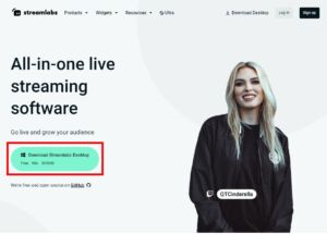 Where to download Streamlabs OBS from the Streamlabs website.